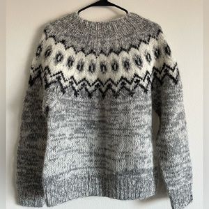 100% Wool Icelandic Sweater